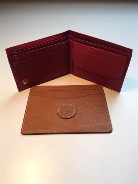 rolex mens wallets|Rolex card holder wallet.